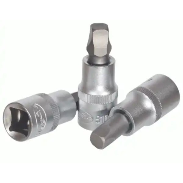 Головка торцевая со вставкой 4-гранная 1/2''DR 9мм длина 55мм АвтоДело Professional