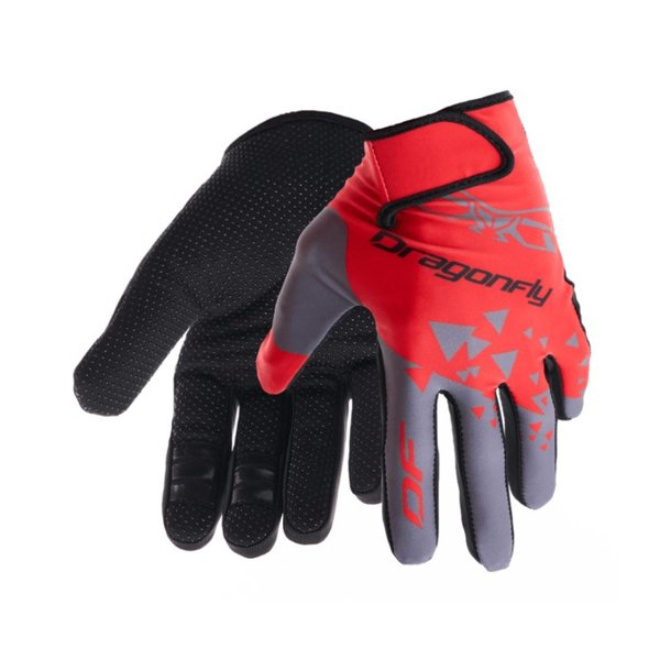Перчатки DF CROSS Red - Grey M Dragonfly