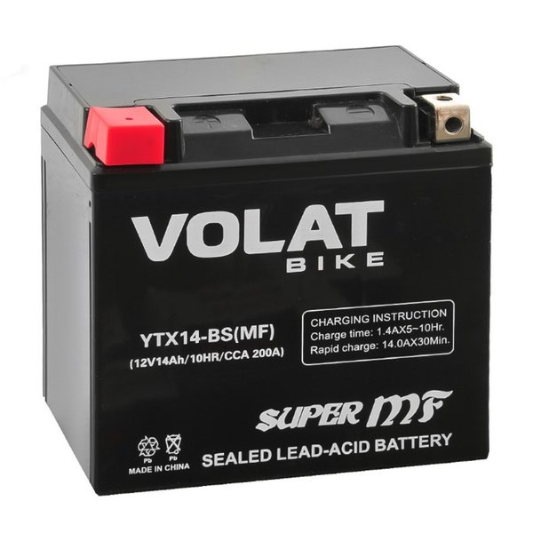 Аккумулятор мото Volat Bike YTX14-BS 14 А/ч R