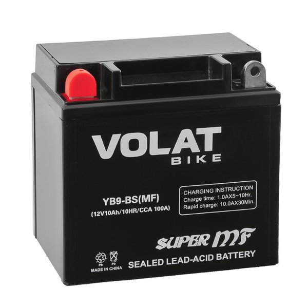 Аккумулятор мото Volat Bike YB9-BS 10 А/ч R