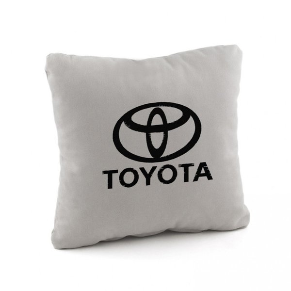 Подушка автомобильная с логотипом Toyota  черные/серые