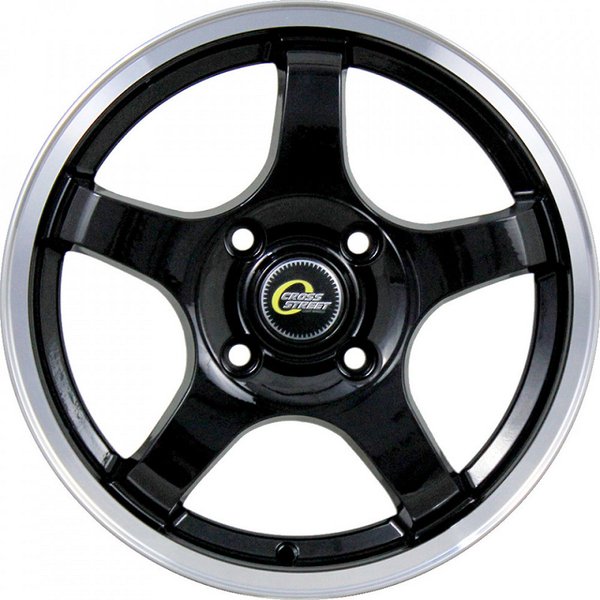 Диск литой 15*6 4*100 Et40 60,1 CR-14 A1051 BKF Cross Street