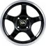 Диск литой 15*6 4*100 Et40 60,1 CR-14 A1051 BKF Cross Street