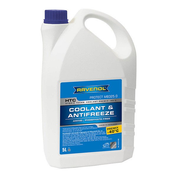 Антифриз Ravenol HTC Premix -40C синий 5л