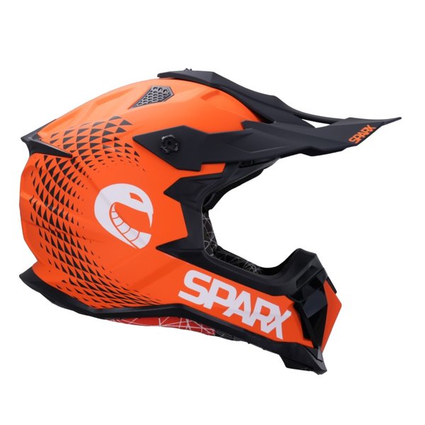 Шлем Sparx Raptor JH-601 оранжево-черный XL