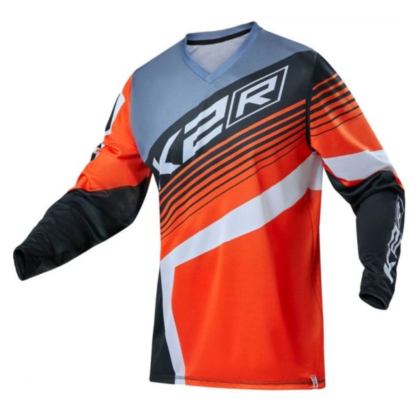 Джерси K2R MX LIGHT, Grey/Orange, 44