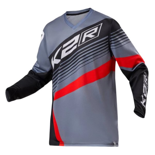 Джерси K2R MX LIGHT, Grey/Black/Red, 42