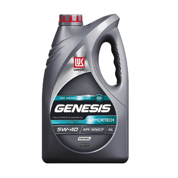 Масло моторное Лукойл Genesis Armortech Diesel 5W40 Синтетика SN/CF Россия 4