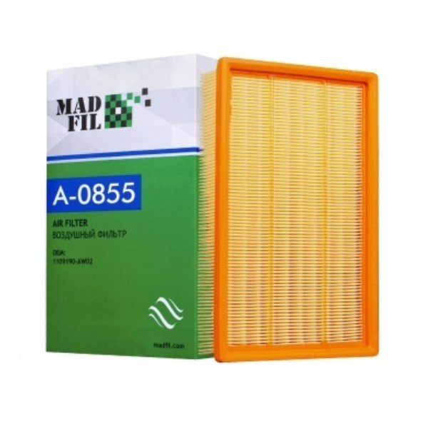 Фильтр воздушный Madfil A-0855 (1109190-AW02/S201016-0402 Оригинал Changan) CS55/CS55 Plus/Uni-T