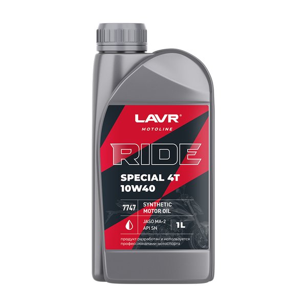 Масло моторное Lavr Moto 4-T Ride Special LN7747 10W40 1
