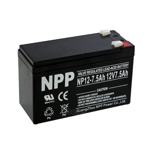 Аккумулятор мото NPP Power универсальный 7,5 А/ч R 