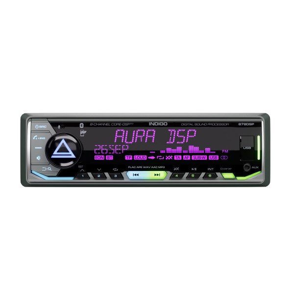 Автомагнитола AURA INDIGO 878 DSP USB -ресивер