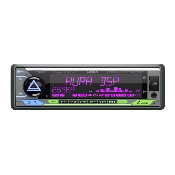 Автомагнитола AURA INDIGO 879 DSP USB -ресивер