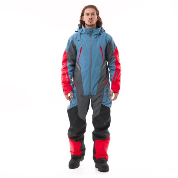Комбинезон Extreme 2.0 MAN Grey - Blue - Red Утепленный (M)