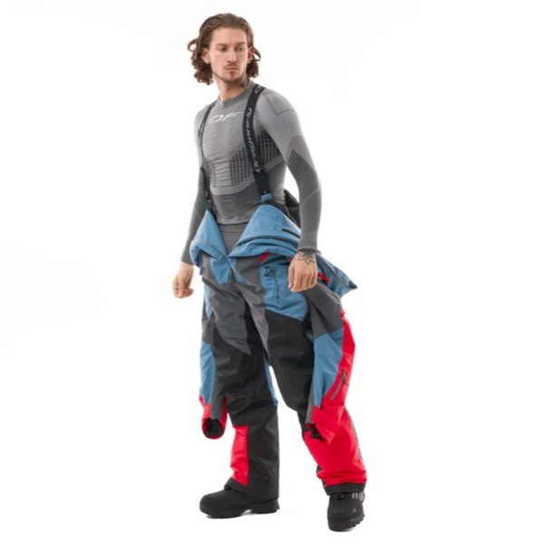 Комбинезон Extreme 2.0 MAN Grey - Blue - Red Утепленный (L)