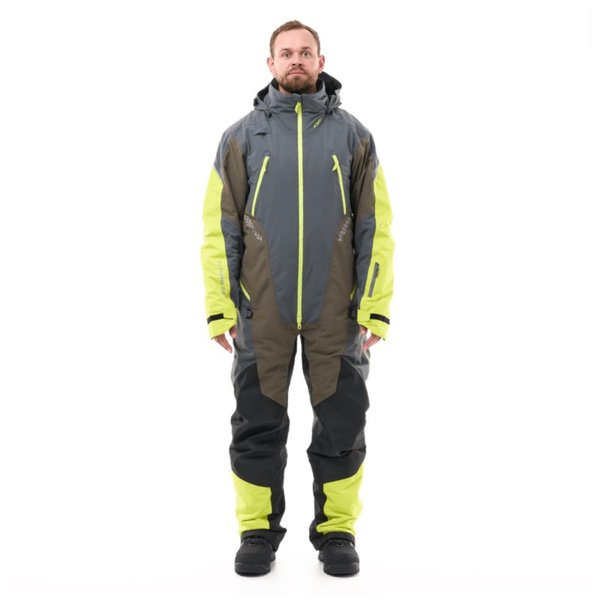 Комбинезон Extreme 2.0 MAN Grey - Brown - Lime Утепленный (M)