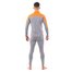 Термобелье зимнее с высоким воротом Мужское Orange - Gray 2023 XL Dragonfly