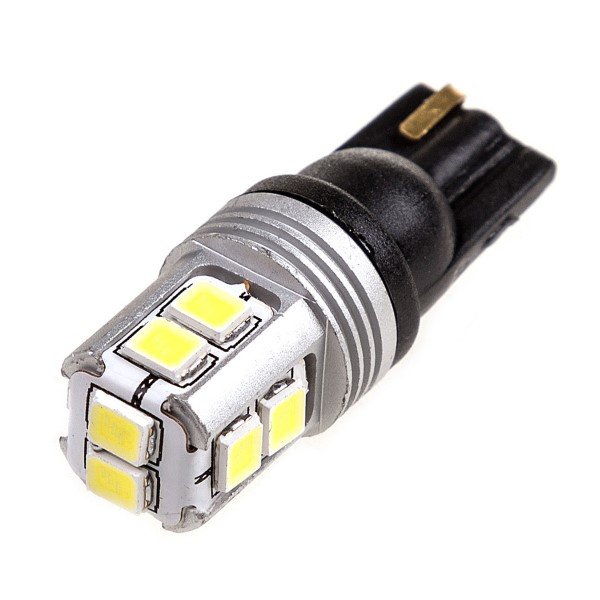 Лампа св/д T10 (W5W) SKYWAY S08201303 12/24V 10 SMD диодов 1-конт (поштучно)