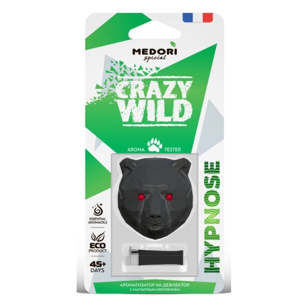 Ароматизатор Medori BEAR 3D HYPNOSE дефл 12/бл