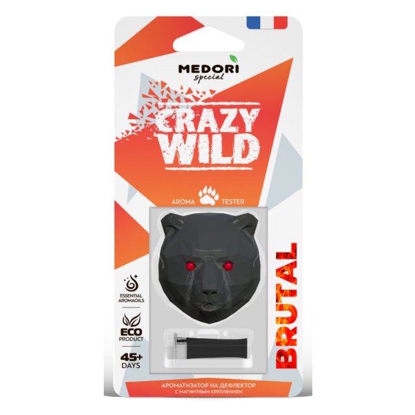 Ароматизатор Medori BEAR 3D BRUTAL дефл 12/бл