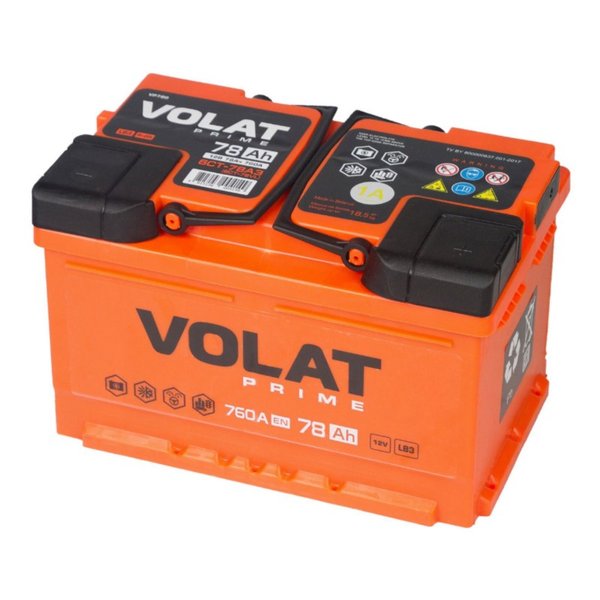 Аккумулятор VOLAT Prime 78 А/ч L низк.форм