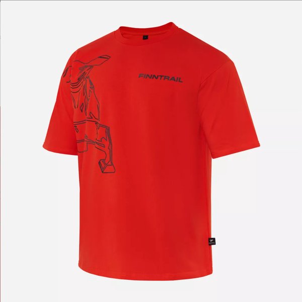 Футболка Finntrail Snowmobile 6715 Red (XL)