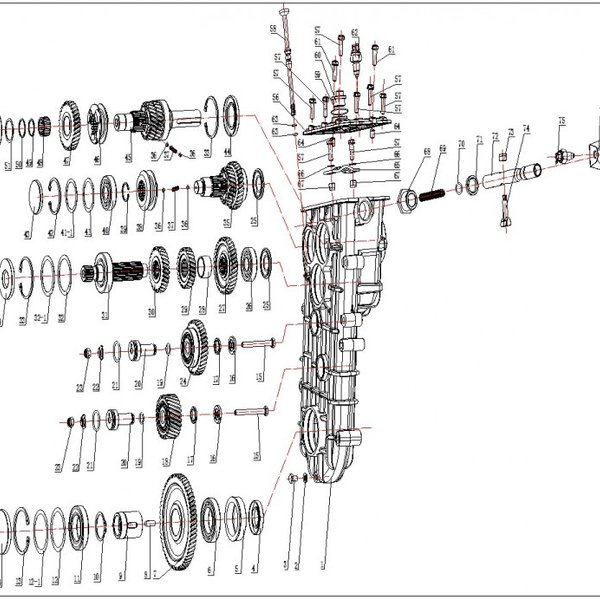 Крышка коробки передач, ал.сплав Stels LU079995 Оригинал 