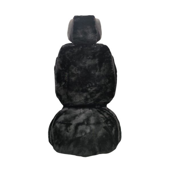 Накидка натур. шерсть Австралия черный (перед с крыльями и юбкой с отдельным подголовником)