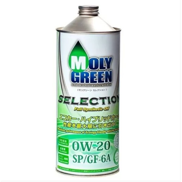 Масло моторное Molygreen Selection 0W20 SP/GF-6A 1л