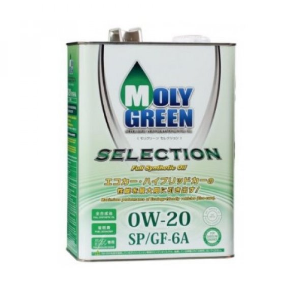 Масло моторное Molygreen Selection 0W20 SP/GF-6A 4л