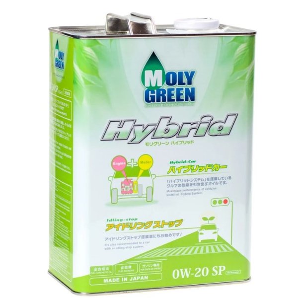 Масло моторное Molygreen Hybrid 0W20 SP 4л