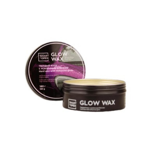 Воск твердый с усиленным блеском с губкой для нанесения 180гр Vortex Smart Open Smart Glow Wax