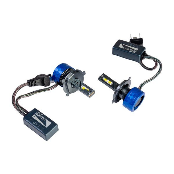 Лампа автомобильная светодиодная Ledison №10 Н4 120W 12000lm 5000K 2шт