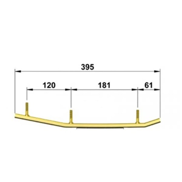 Коньки д/снегохода POLARIS усиленные 049545-04 (2879025)