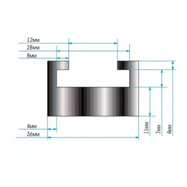 Склиза 3009-3 STELS (длинный Капитан) ГРАФИТ (124 см)