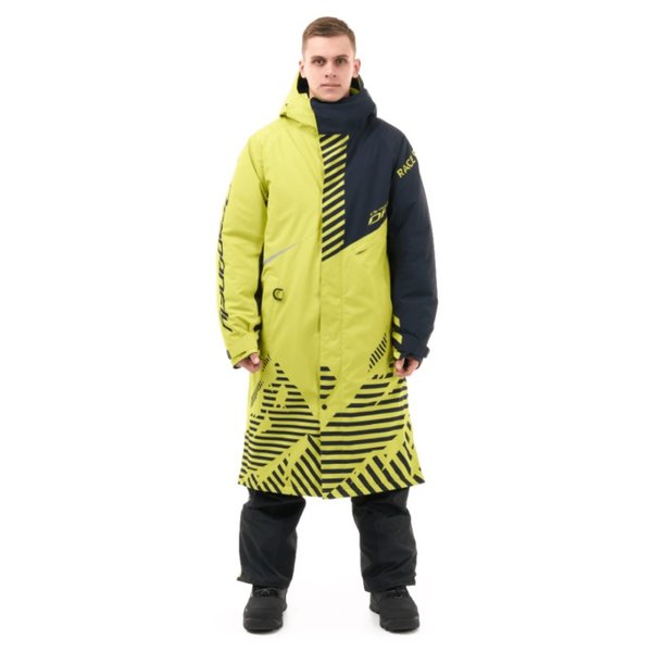 Плащ зимний RACE COAT Man Lime - Black L Dragonfly