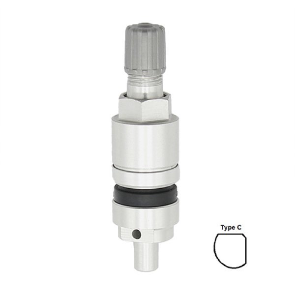 Вентиль алюминиевый для датчика давления TPMS (Schrader Gen4) в колесе BLV493A