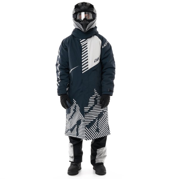 Плащ зимний RACE COAT Man Black - White XL Dragonfly