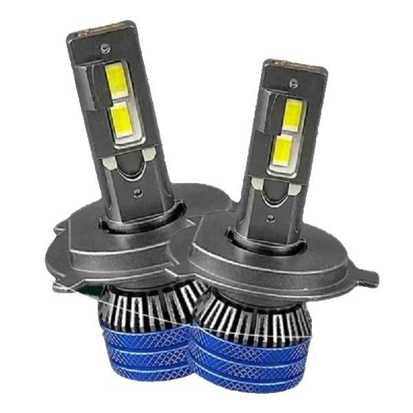 Лампа автомобильная светодиодная Ledison №6 12-24v H4 120W 12000Lm 5000K 2шт