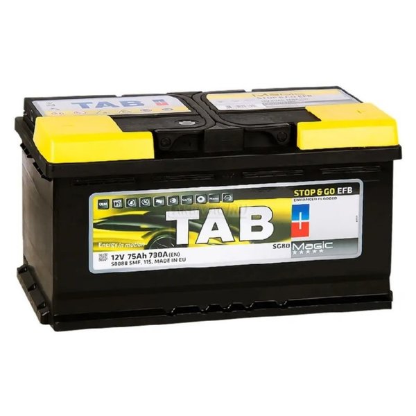 Аккумулятор Tab EFB Stop&amp;amp;Go 75 А/ч LB низкий