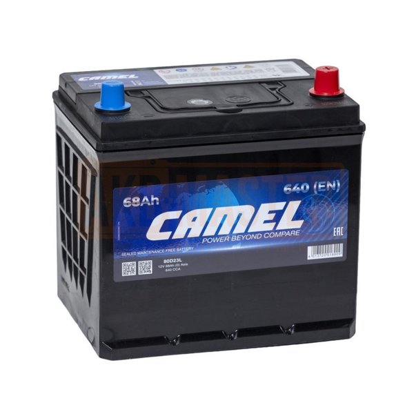 Аккумулятор Camel Asia 68 А/ч 80D23L
