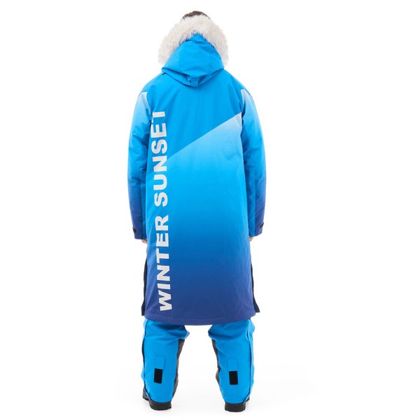 Плащ зимний Race Coat WINTER SUNSET Man Blue L Dragonfly