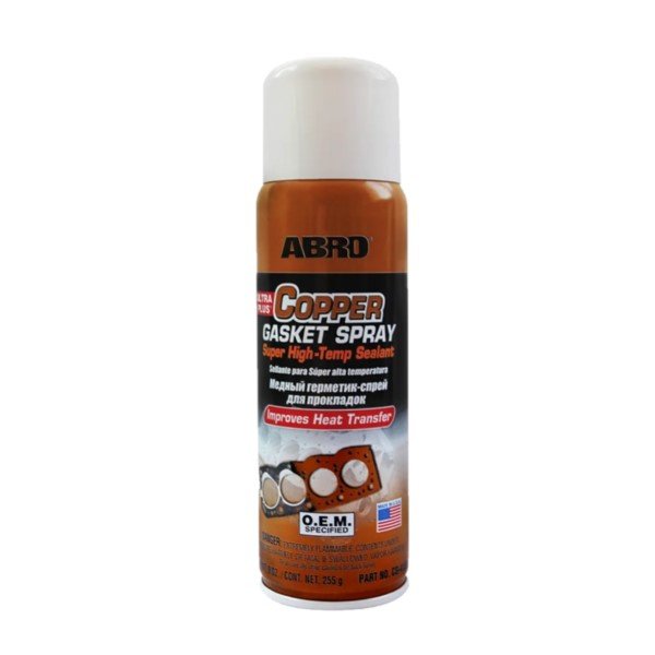 Герметик-спрей медный для прокладок Abro CG-418R 0,255