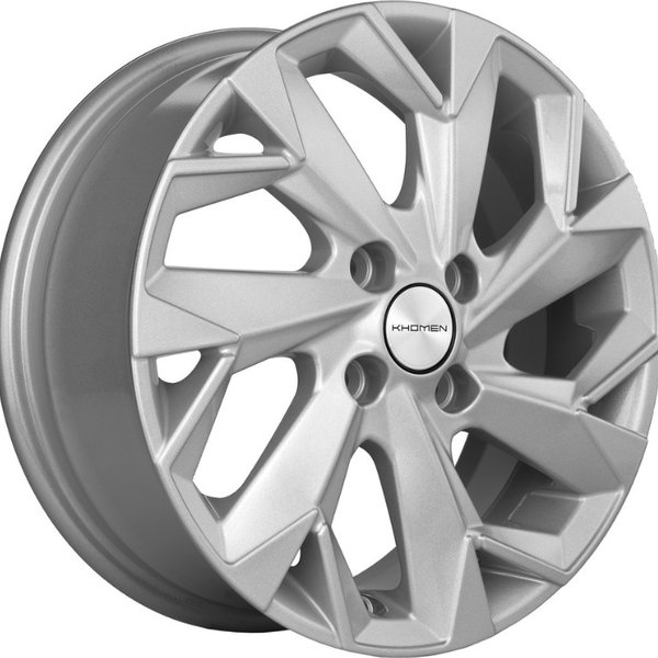 Диск литой 14*5,5 4*100 Еt38 67,1 KHW1402 (14_Accent/Getz/i20) F-Silver Khomen