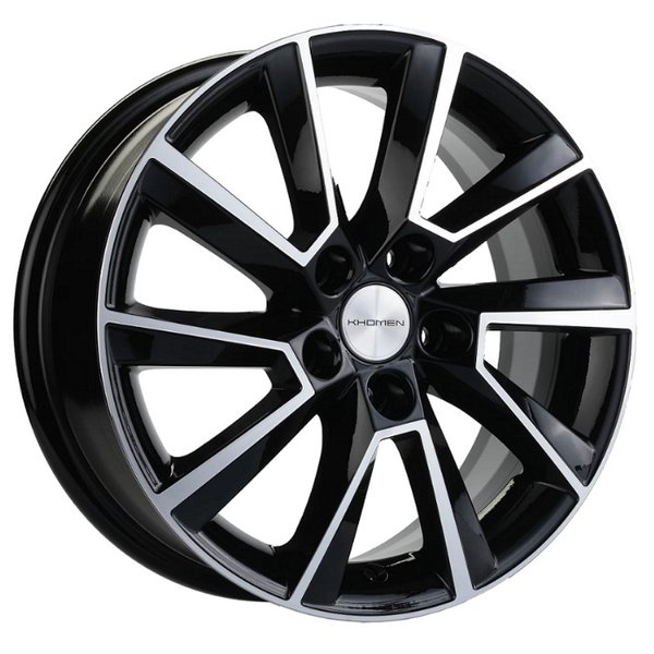 Диск литой 15*6 5*100 Et38 57,1 1507 (15_Rapid/Fabia) Black-FP Khomen