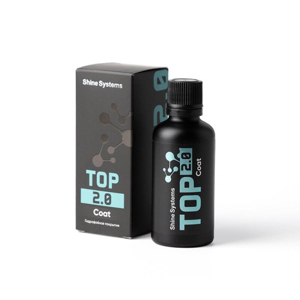 Керамическое покрытие кузова гидрофобное Shine Systems TOP Coat 2.0 50мл