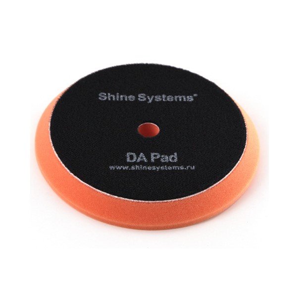 Полировальный круг мягкий оранжевый Shine Systems DA Foam Pad 130мм