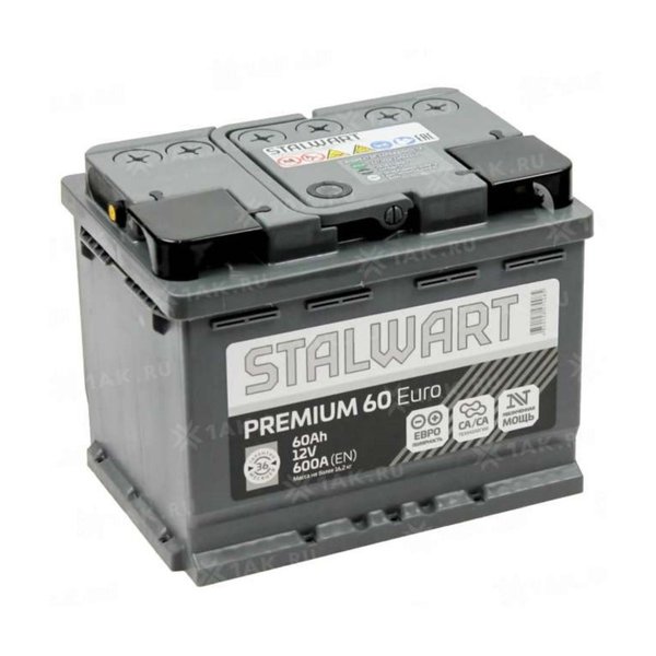 Аккумулятор Stalwart Premium 60 А/ч R