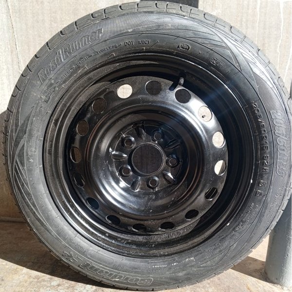 Автошина 205/60-16 Cordiant Road Runner 92H В Сборе с диском Trebl Black