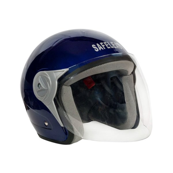 Шлем открытый Safelead HF-212 NEW DEEP BLUE, бургунди, черный, размер L